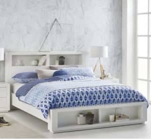 HARVEY NORMAN Summit Double Bed in White