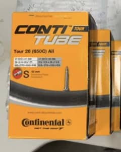 Bicycle tubes three x 26” x 1.4 NEW in box
