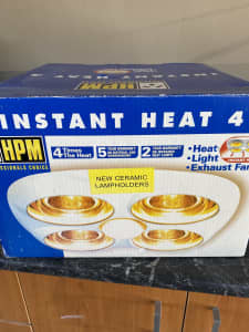 HPM Heat, Exhaust Light and Lamp.