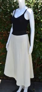 BASSIKE White Skirt - Size 1 (AU10) - EUC