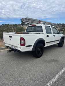 2004 HOLDEN RODEO LX (4x4) 5 SP MANUAL CREW C/CHAS