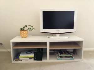 IKEA White TV Entertainment Unit, Storage or Book Shelves Pick Up Ryde
