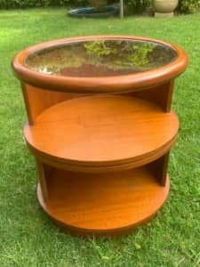 A PAIR BEDSIDE TABLES or SIDE TABLES ART DECO