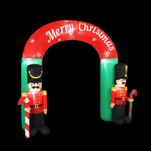 3M Inflatable Xmas Arch with Nutcracker - Free Delivery