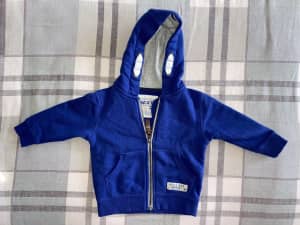 NEXT brand baby FLEECE hoodie jacket 6-12mths