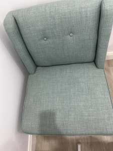 Freedom blue arm chair