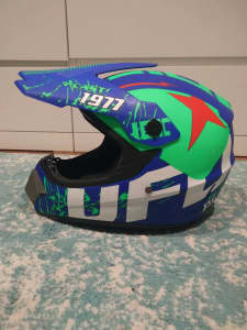 Motorcross helmet with go pro mount