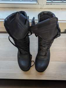 Tall Black Rick Owens Boots - Brand New