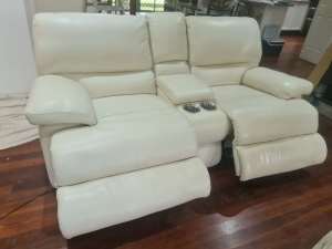 Plush Dual leather recliner