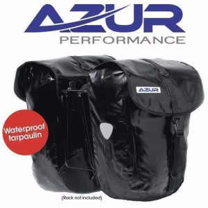 Azur 100% Waterproof Panniers-Black - Half Price RRP $199