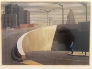 Framed print - Jeffrey Smart’s “The Cahill Expressway “