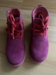 Girls Pink Suede Airflex boots 11.5 worn once PICKUP BEELIAR