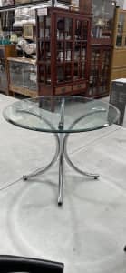 Vintage glass table