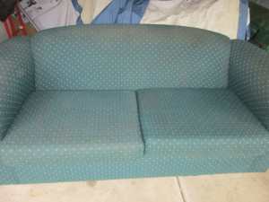3 SEATER SOFA BED (GREEN COLOUR) FREE
