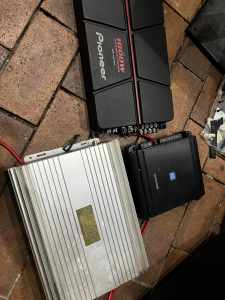3 Car amp untest sold as it is