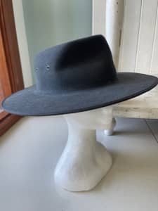 AKUBRA PLAINSMAN Pure Fur Felt Hat* Size 57* Retro