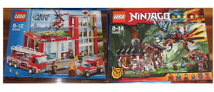 Lego Brand New Sealed City Fire Station, Ninjago - Collectible Sets