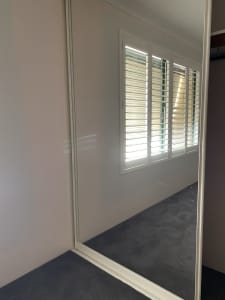 Stegbar wardrobe sliding mirrored doors x3
