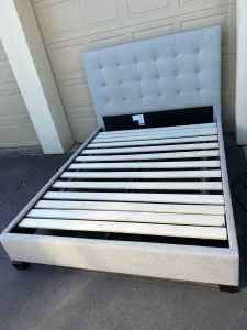 *Delivery available* Queen size fabric bed frame