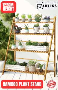 Plant Stand Outdoor Indoor Garden 122CM Height - Limited Stock