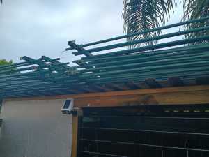 Aluminium fence panels 