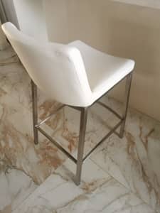 BRAND NEW off white bar chair