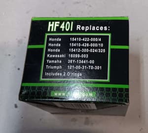 HIFLO PREMIUM OIL FILTERS SUIT MANY MAKES AND MODELS OF JAPANESE BIKES