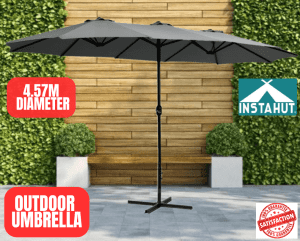 Outdoor Umbrella Twin Sun Shade - Limited Stock