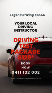 Affordable Driving Test Package Only $129*.