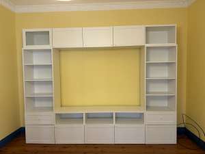 Free tv unit and shelving display cabinet