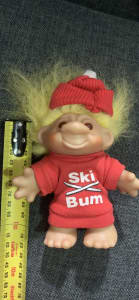 Vintage Dam troll doll - Ski Bum