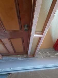 Door with doorframe