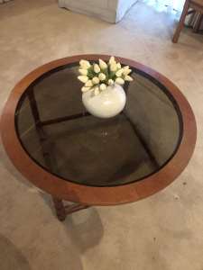 Round mid century Parker Coffee Table