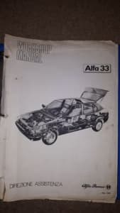 Alfa Romeo 33 Workshop manual