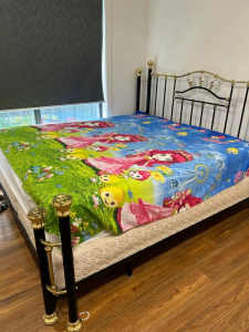 King size bed frame in excellent condition