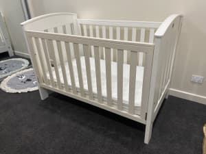 Boori Country Collections Cot and Mattress