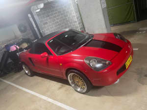 2000 TOYOTA MR2 SPYDER 5 SP SEQUENTIAL MANUAL 2D CONVERTIBLE