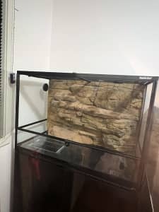 Reptile One Tank and Cabinet