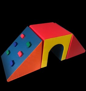 3 Pce Soft Play Tunnel Climb & Slide Set