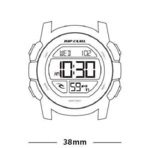 Rip curl mission digital on sale watch