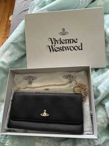 Vivienne Westwood Saffiano Leather Clutch