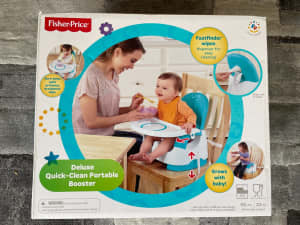 Fisher Price Deluxe Quick-Clean Portable Booster