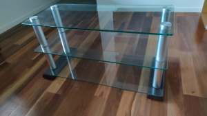 glass top table