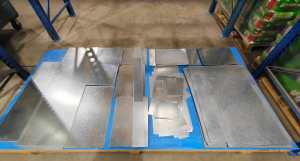 Galv metal offcuts used for Metal Fabrication - Bundle Deal