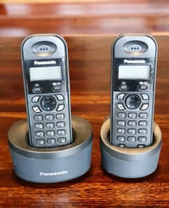 Panasonic KX-TG1312HKH Cordless wireless Phone Twin Pack