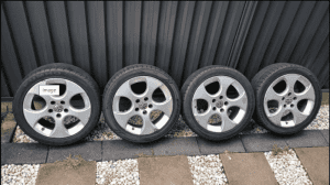 Volkswagen golf mk5 17 inch BBS wheels and tyres
