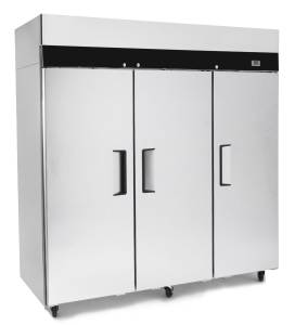 JUFT1500S - Commercial Three Door Stainless Steel Freezer Upright