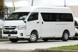 2021 Toyota HiAce GDH300R Crewvan LWB White 6 Speed Sports Automatic Van Wagon