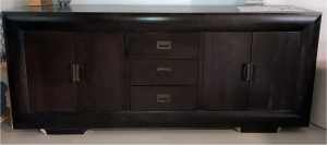 Solid timber buffet - dark timber, excellent construction