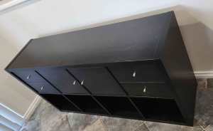 Ikea shelf unit with drawers